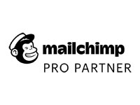 Logo de alianza con Mailchimp Pro Partner 