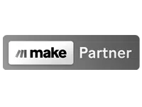 Logo de alianza con Make Partner